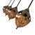 Traditional Vintage Tortoise Shell & Brass Lantern Pendant Lights - Set of Four For Sale - Image 3 of 8