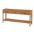 Brown Lark 65 in. W Rectangular Wood 3 Drawer Console Table with Lower Open Shelf, Natural Mango For Sale - Image 8 of 8