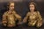 Aniello stellato (documented in naples, 1593 – 1648) pair of busts of saint john the evangelist and saint catherine of...