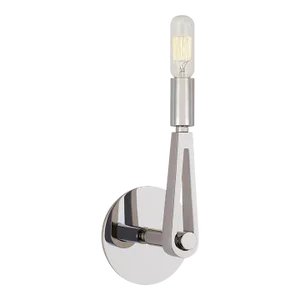 Thomas O'Brien for Visual Comfort Signature Alpha Single Sconce in Polished Nickel