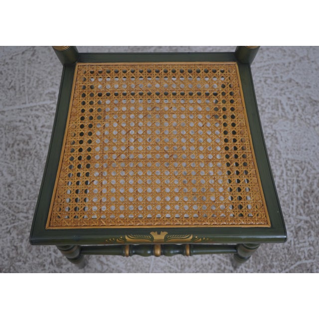 Bicentennial Edition Hitchcock Andrew Jackson Cane Seat Side Chair For Sale - Image 10 of 18