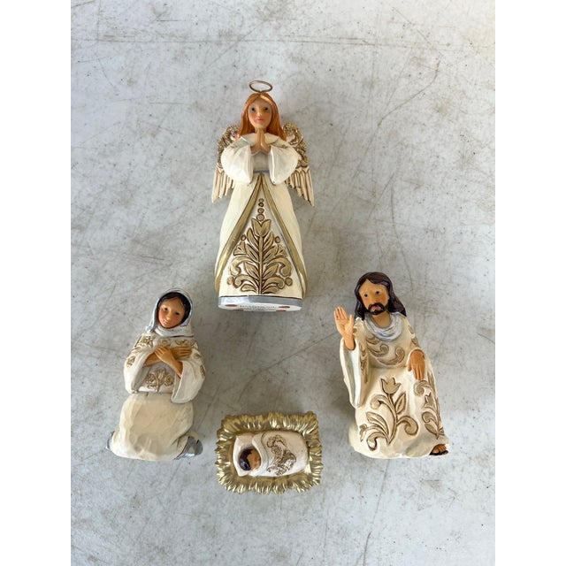 Jim Shore Hearthwood Creek Mini Navtivity Blessings From Bethlehem Set of 8 For Sale - Image 4 of 7