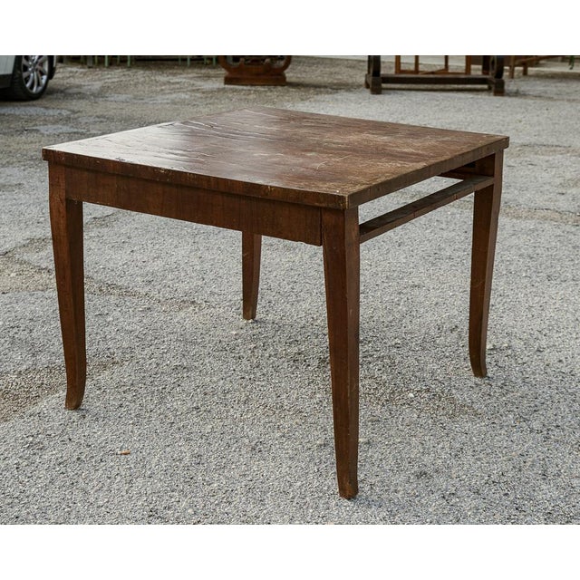 Square Dining Table in Walnut, Italy, 19th Century For Sale - Image 17 of 18