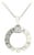 Bvlgari 18ct White Gold Bvlgari Bvlgari Diamond Necklace 0.07ct For Sale