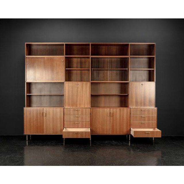Sideboard with Shelves by Erwin Behr Study for Bmz, 1950s For Sale - Image 12 of 18