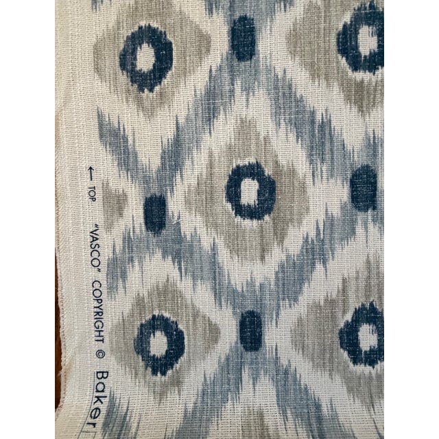 Baker Lifestyle | Sku: K Pp50448 Baker Lifestyle Vasco Blue Fabric 1 Yard For Sale - Image 4 of 6