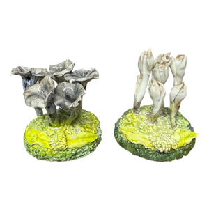 Maria Maravigna Signed Mushroom Sculptures