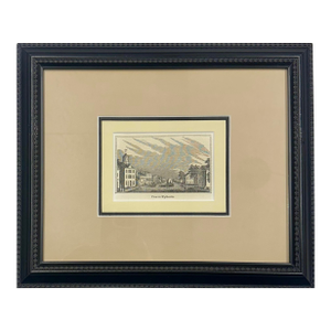 Wytheville, Virginia Original Print, 1855 (Framed)