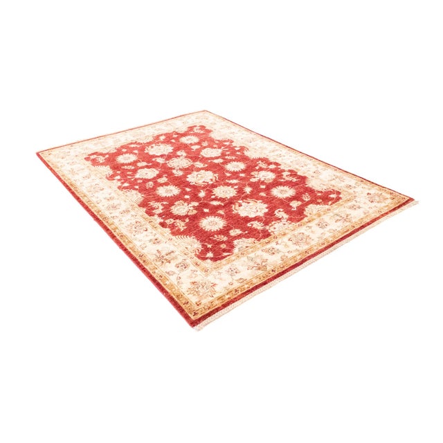 Middle Eastern Hand-Knotted Stonewashed Ziegler Rug For Sale - Image 4 of 10