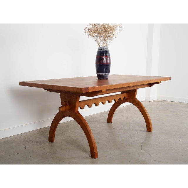 1960s Danish Oak Table from Henning Kjaernulf, 1960s For Sale - Image 5 of 17