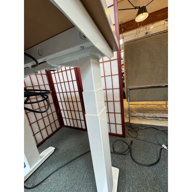 Fully for Herman Miller Standing Desk, White For Sale - Image 10 of 12