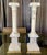 Large Pair Italian Column Neoclassic Alabaster Table Lamps For Sale - Image 12 of 13