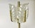 Metal Vintage Table Lamp in Glass Leaves and Brass by Carl Fagerlund for Orrefors, Sweden, 1970s For Sale - Image 7 of 11
