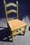 Spanish Early 20th Century Monterey Classic Green Decorated Chair For Sale - Image 3 of 7