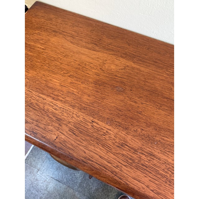 1960s Combed Walnut 3 Door 3 Drawer Credenza For Sale - Image 11 of 13