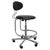 Adjustable Chrome Swivel Office Chair on Casters, Czechoslovakia, 1980s For Sale - Image 13 of 13