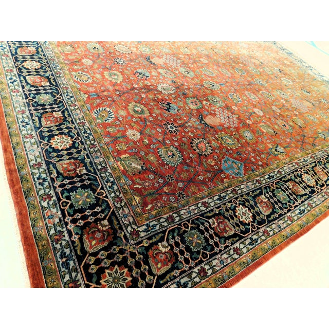 Vintage Hand Knotted Persian Rug. 17'x 11'4" For Sale - Image 16 of 18