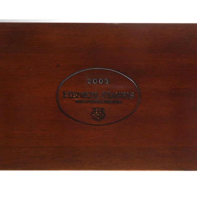 Henkel Harris Flame Mahogany King Size Bed For Sale - Image 16 of 18