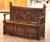 Early 20th Century Early 20th Century French Gothic Revival Carved Oak Hall Bench With Storage For Sale - Image 5 of 9