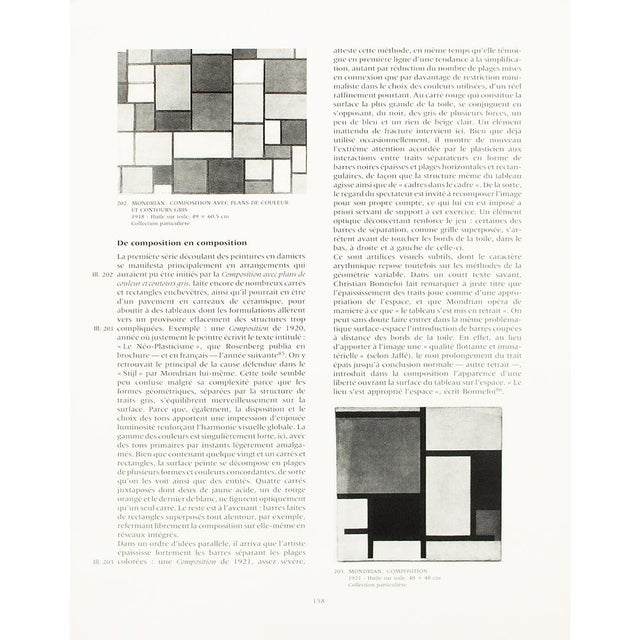 1990s 1991 After Piet Mondrian "Composition With Red, Blue and Yellow-Green", Full-Color Parisian Print For Sale - Image 5 of 7