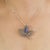 Art Deco 2.5 Ct Tanzanite & Diamond Tulip Convertible Brooch Pendant in 925 Sterling Silver For Sale - Image 3 of 16