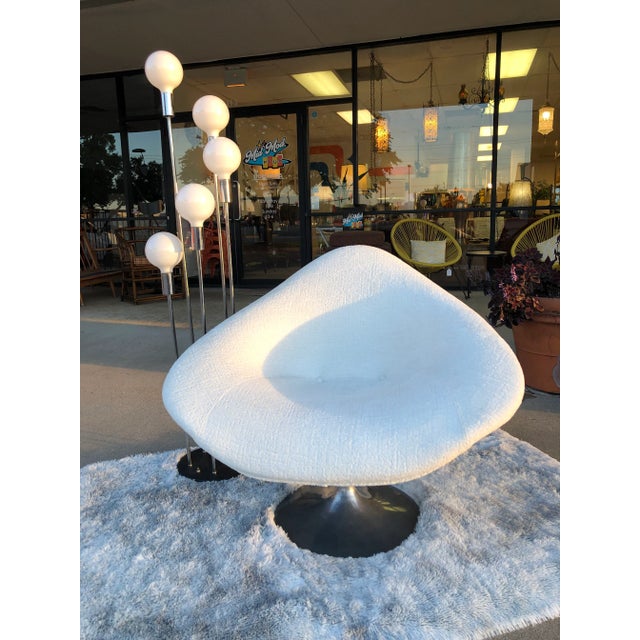 1960s 1960s-70s Restored Swivel Lounge Chair by Adrian Pearsall for Craft Associates For Sale - Image 5 of 13