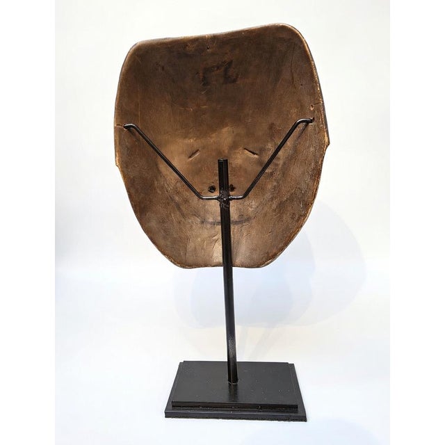 Balinese Mask on Steel Base, 1950s For Sale - Image 4 of 8