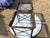 Vintage Attributed to Matiland Smith Nail Head Leather and Glass End Side Tables À Pair For Sale - Image 15 of 18