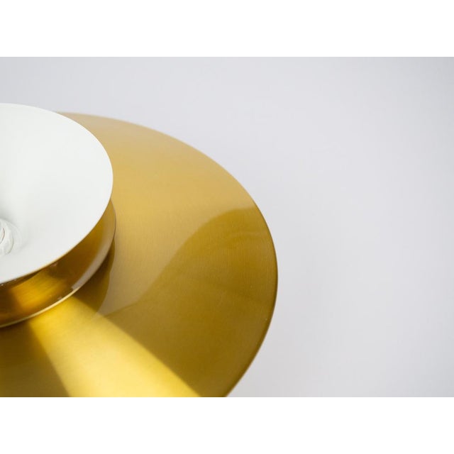 Gold Vintage Danish Hanging Lamp from Form Light, 1980s For Sale - Image 8 of 14