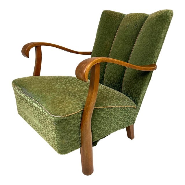 1940’s Swedish Lounge Chair For Sale