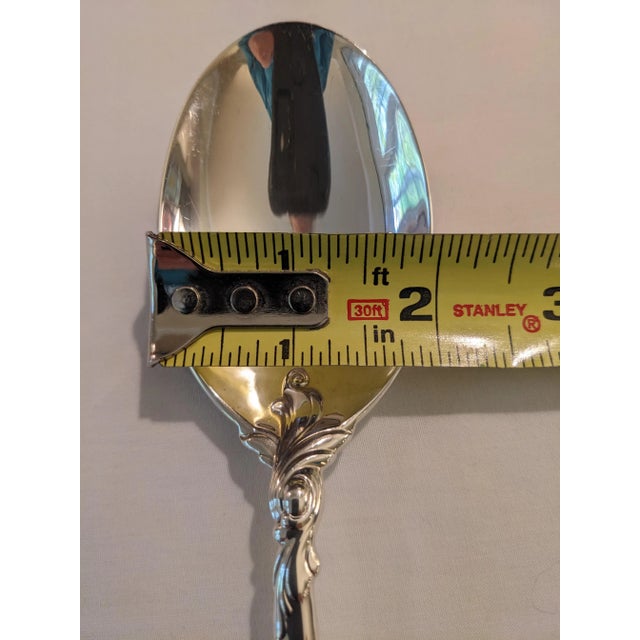 Sterling Silver Wallace "Romance of the Sea" Tablespoon, No Monogram For Sale - Image 9 of 11