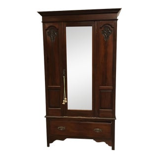 Antique British Colonial Style Armoire For Sale