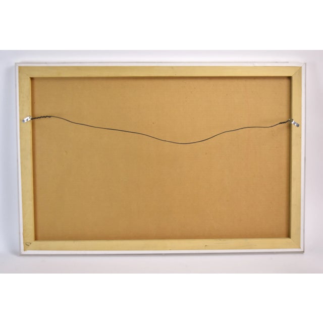 Vintage Abstract Colored Pencil Drawing “Swimming Jello Molds” For Sale In Chicago - Image 6 of 12