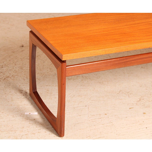 Long Mid-Century Quadrille Coffee Table in Teak from G-Plan, 1960s For Sale - Image 3 of 10