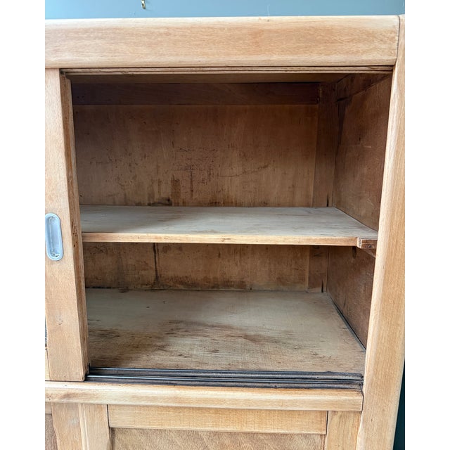 Vintage Wardrobe with Sliding Doors, 1950s For Sale - Image 13 of 15