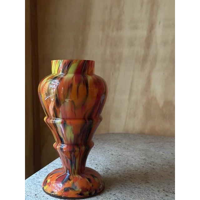 Antique Bohemian Baluster Vase from Kralik, 1920s For Sale - Image 6 of 12