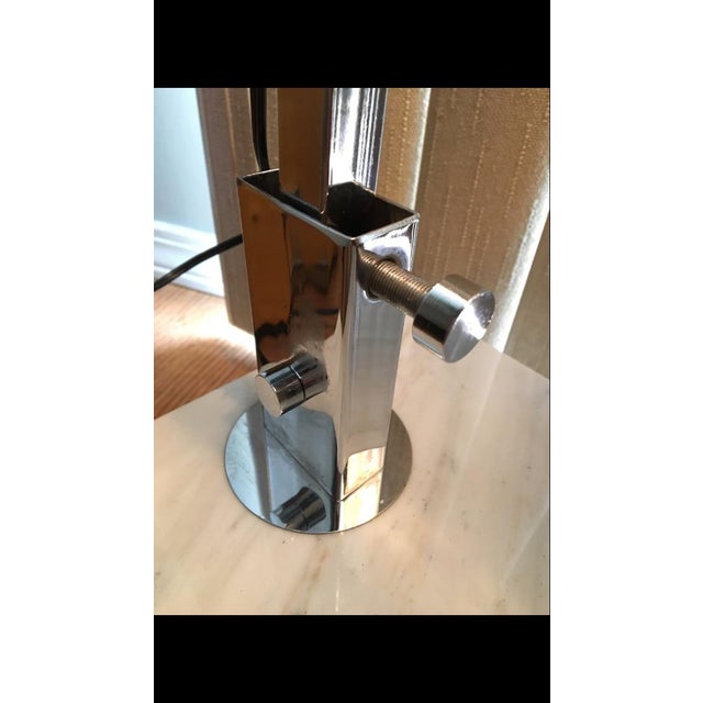 Mid-Century Chrome Floor Arch Telescoping Lamp For Sale In Nashville - Image 6 of 10