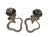 Pair of Vintage Hand-Engraved Brass Cobra Snake Candleholders For Sale - Image 14 of 16