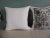 Vintage Fortuny Alderelli Fabric in Midnight and White Decorative Square Pillows- a Pair For Sale - Image 4 of 8
