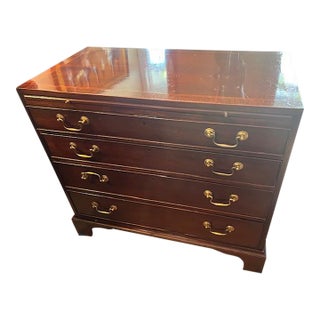 1970s Baker Furniture Historic Charleston Mahogany Chest of Drawers For Sale