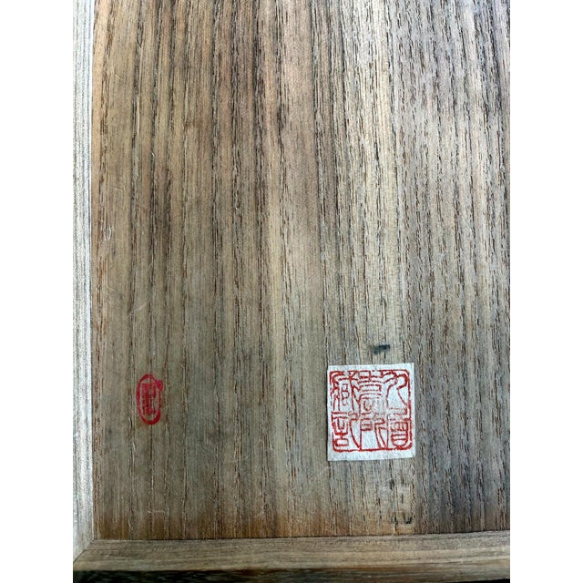 Rare Triptych Scroll Paintings by Watanabe Seitei Meiji Period For Sale - Image 13 of 18
