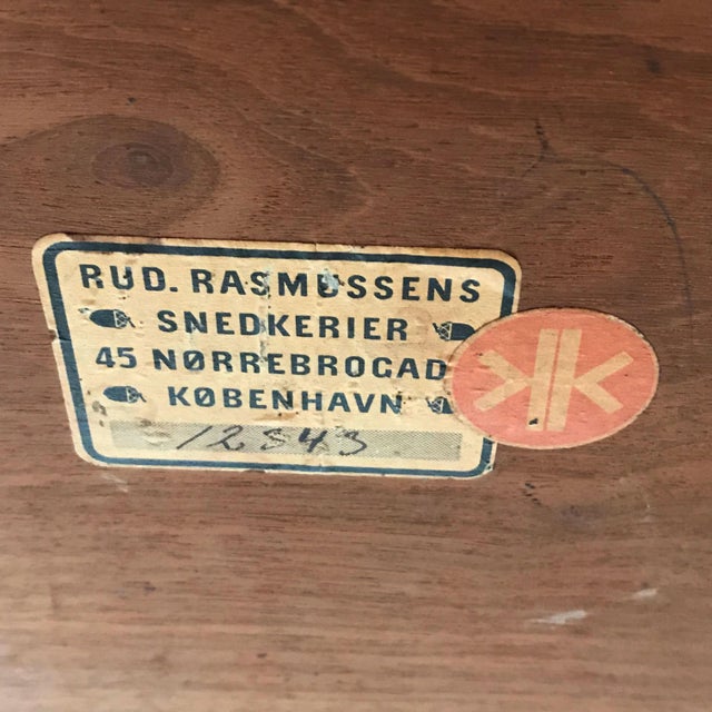 Danish Minimalist Coffee Table by Kaare Klint for Rud Rasmussen, 1934 For Sale - Image 12 of 13