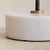 Italian Round Brass Vanity Mirror with Marble Base, 1950s For Sale - Image 9 of 9