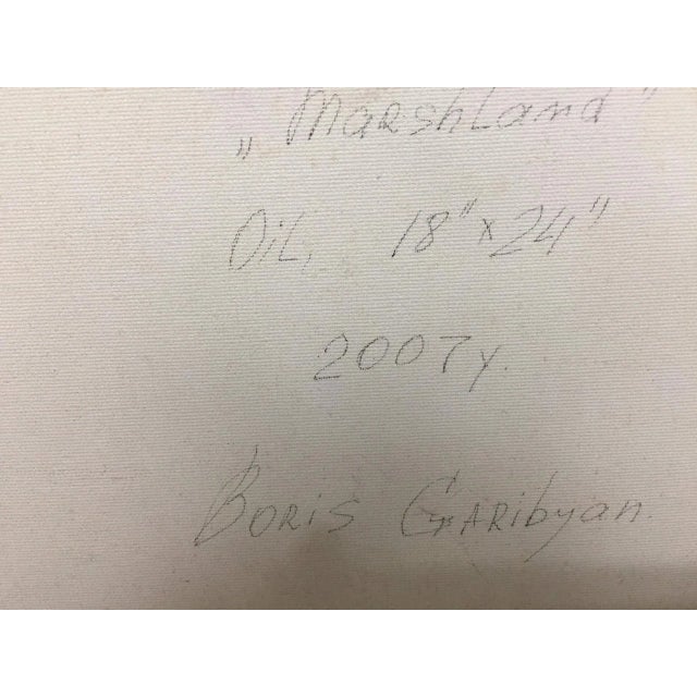 A stunning sunset panorama in oil, by award-winning Russian/American painter Boris Garibyan. The striking use of color...