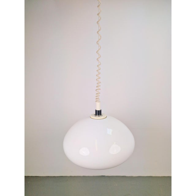 1960s Adjustable Pendant Lamp with Pull Cord from Gepo, 1960s For Sale - Image 5 of 11
