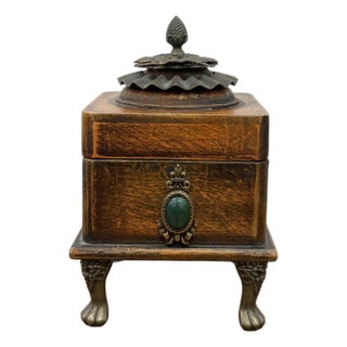 Vintage Jo Marz Limited Edition Wooden Trinket Box No. 11/500 For Sale