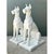 Vintage Solid Cast Cement Great Dane Statues - A Pair For Sale - Image 4 of 13