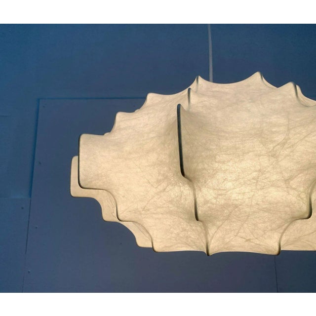 Mid-Century Modern German Cocoon Pendant Lamp by Friedel Wauer for Goldkant Leuchten, 1960s For Sale - Image 17 of 18