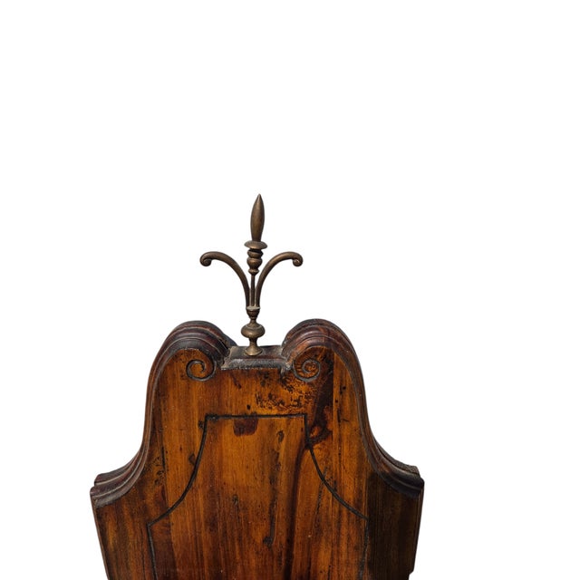 1970s Ethan Allan Rare Rustic Italian Regency Wall Sconce Planter Shelf Pine Brass For Sale In Philadelphia - Image 6 of 15