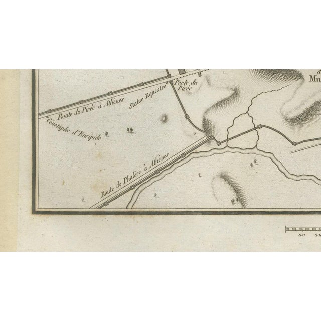 Ancient Athens City Plan with Acropolis from Ambroise Tardieu, 1825 For Sale - Image 4 of 11